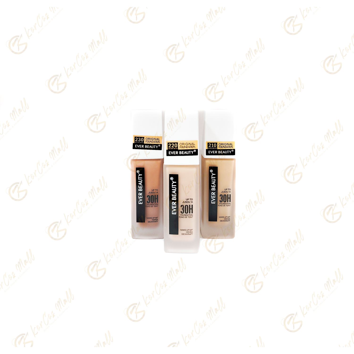 Fond de Teint EVER BEAUTY : Couverture Intégrale et Tenue 30H